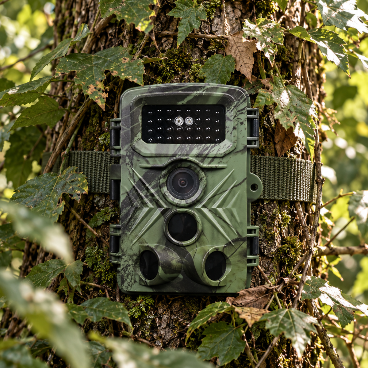Trail Camera 58MP with No Glow Night Vision and Motion Trigger