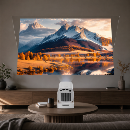 Projector with Native 1080p Auto Focus and Built In Streaming Apps