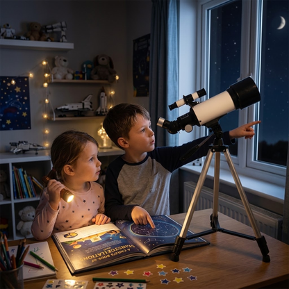 Telescope for Adults and Beginners 70mm Refractor with Phone Adapter