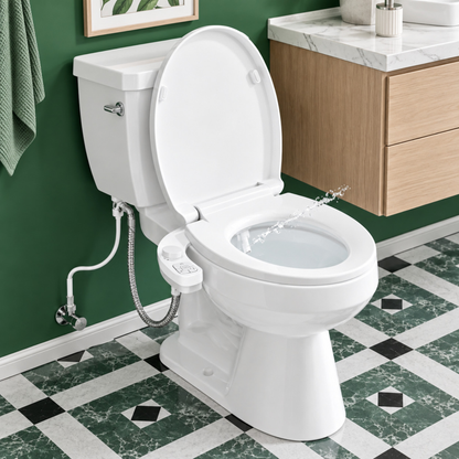 Bidet Attachment for Toilet Non Electric with Front and Rear Wash