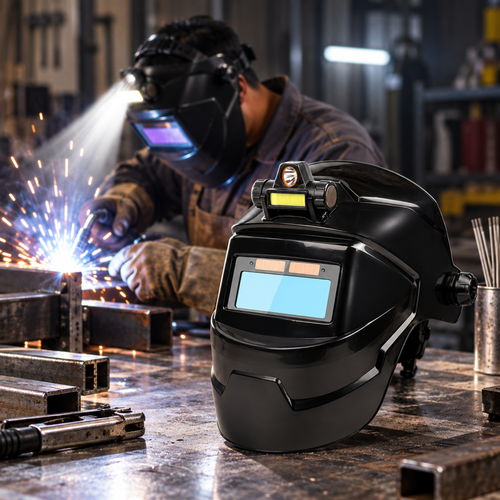 Welding Helmet Auto Darkening and Lightweight with Built In Light