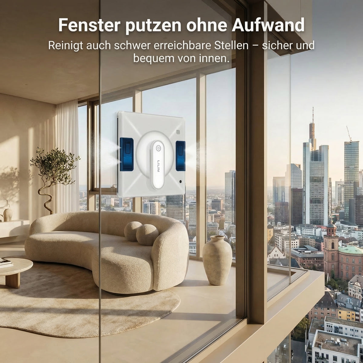 Selevio - Automatischer Fensterputz-Roboter mit Sprühfunktion