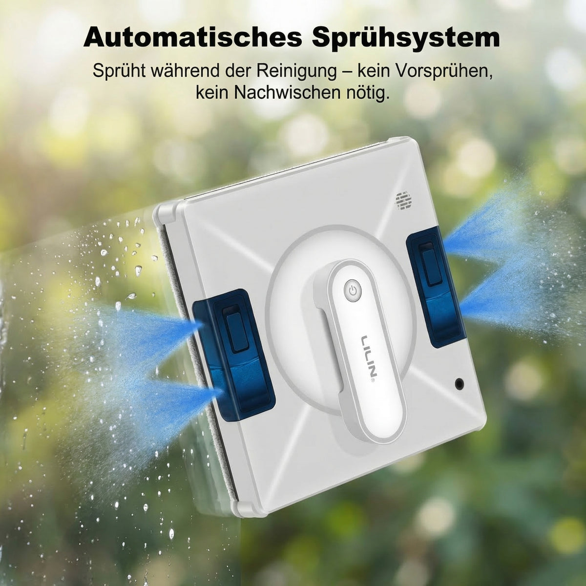 Selevio - Automatischer Fensterputz-Roboter mit Sprühfunktion